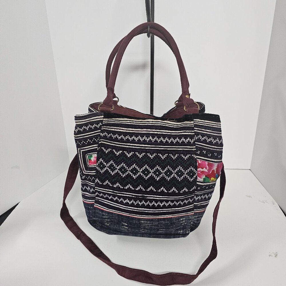 Unbranded Bag Blue Hippie Crossbody Shoulder Festival Boho